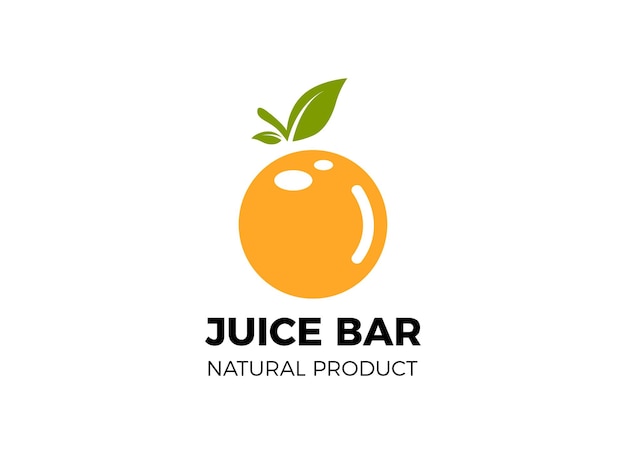 Plantilla de diseño de logotipo de barra de jugo. vector de logotipo de jugo fresco.