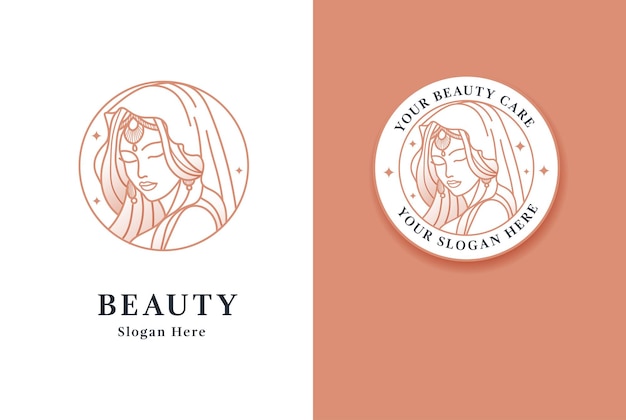 Plantilla de diseño de logotipo de belleza