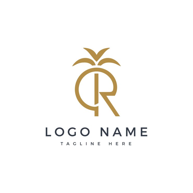 Vector plantilla de diseño del logotipo de bienes raíces con la inicial profesional o