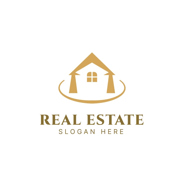 Plantilla de diseño de logotipo de bienes raíces logotipo de edificio logotipo de casa logotipo de propiedad