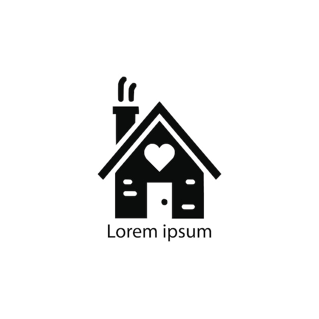 plantilla de diseño de logotipo de bienes raíces vectorial con formas geométricas