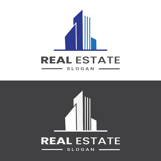 plantilla de diseño de logotipo de bienes raíces