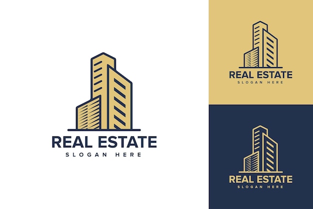 Plantilla de diseño de logotipo de bienes raíces