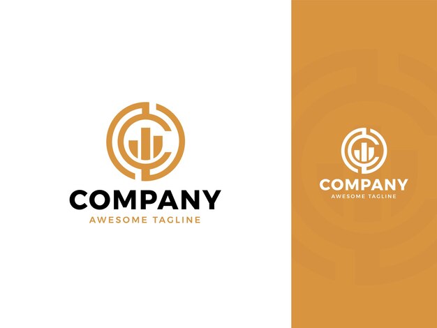 Plantilla de diseño de logotipo buliding c professional para empresa