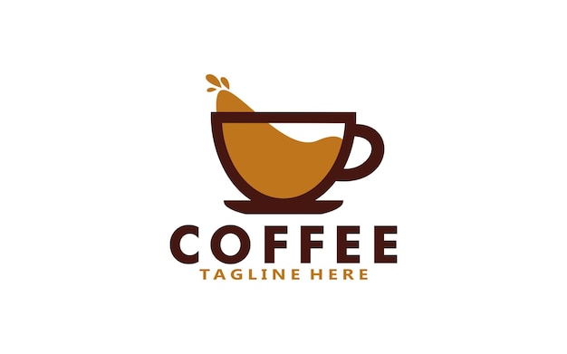 Plantilla de diseño de logotipo de café Logotipo de café vectorial para cafetería y cualquier negocio de café