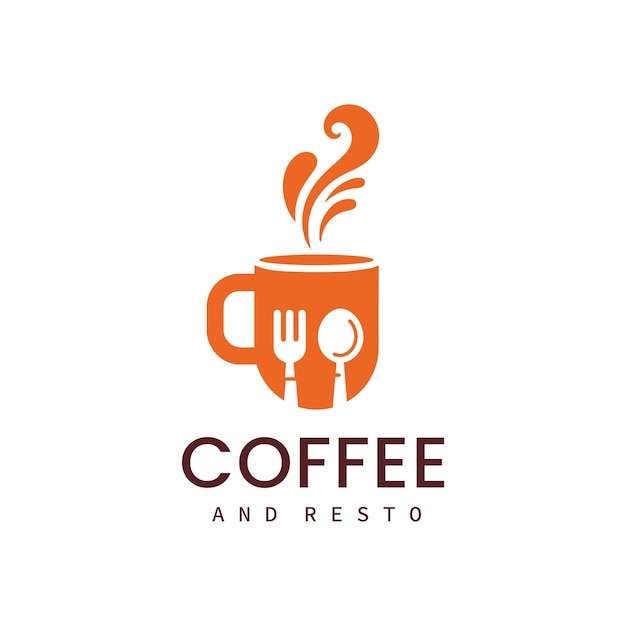 plantilla de diseño de logotipo de café y restaurante