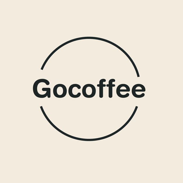 plantilla de diseño de logotipo de café