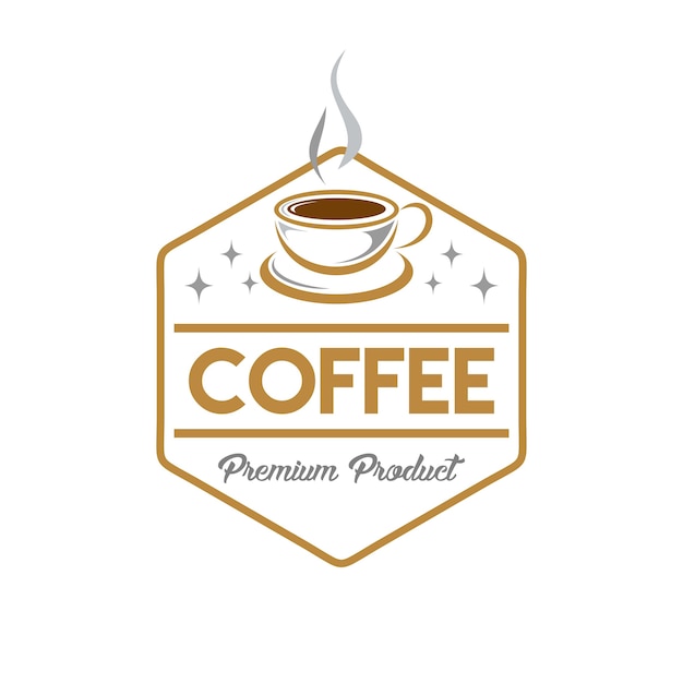 Plantilla de diseño de logotipo de cafetería