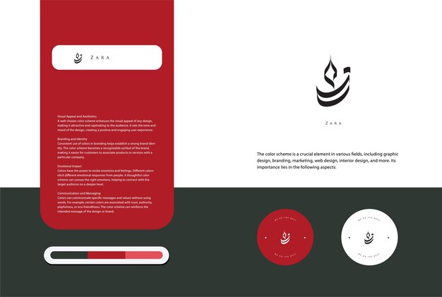 Plantilla de diseño de logotipo caligráfico árabe escrito a mano con combinación de colores
