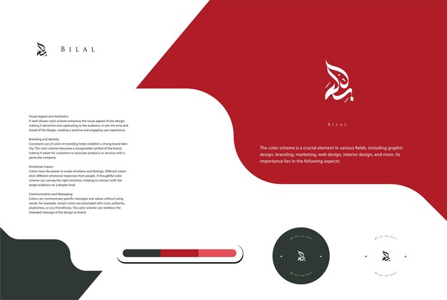 Plantilla de diseño de logotipo caligráfico escrito a mano en árabe en estilo minimalista