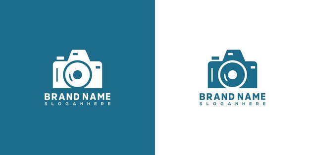 Plantilla de diseño de logotipo de cámara Logo de fotógrafo Icono de cámara vector Diseño de logotipo de fotografía