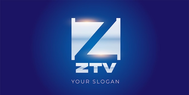 Plantilla de diseño de logotipo de canal de tv profesional