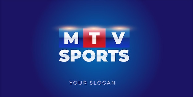 Plantilla de diseño de logotipo de canal de tv profesional