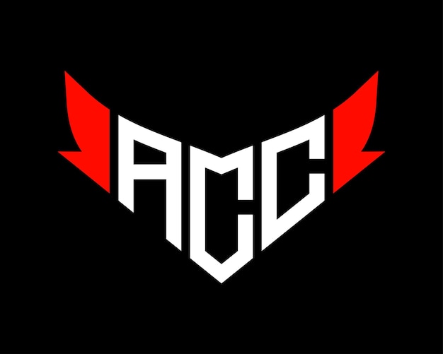 plantilla de diseño del logotipo de la carta ACC