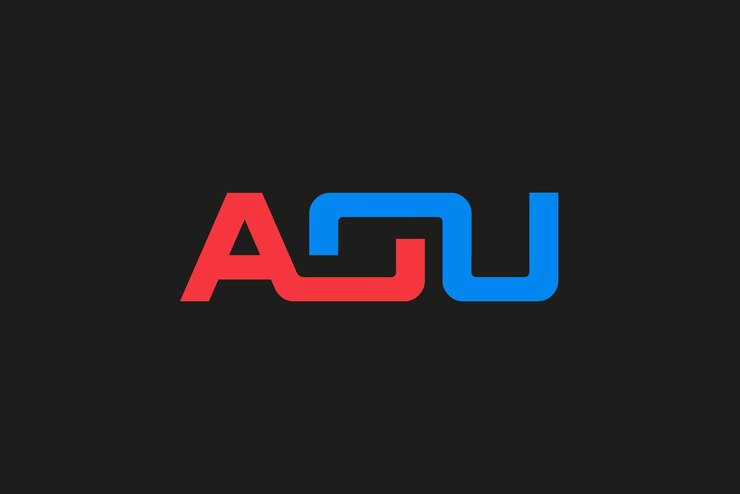 Vector plantilla de diseño de logotipo de carta aou