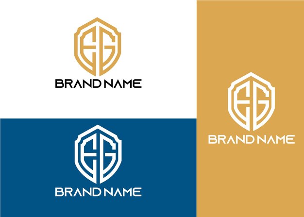 plantilla de diseño de logotipo de carta corporativa única moderna, por ejemplo