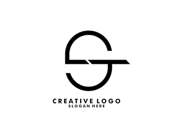 Plantilla de diseño de logotipo de carta ST elegante Vector de logotipo de carta premium universal