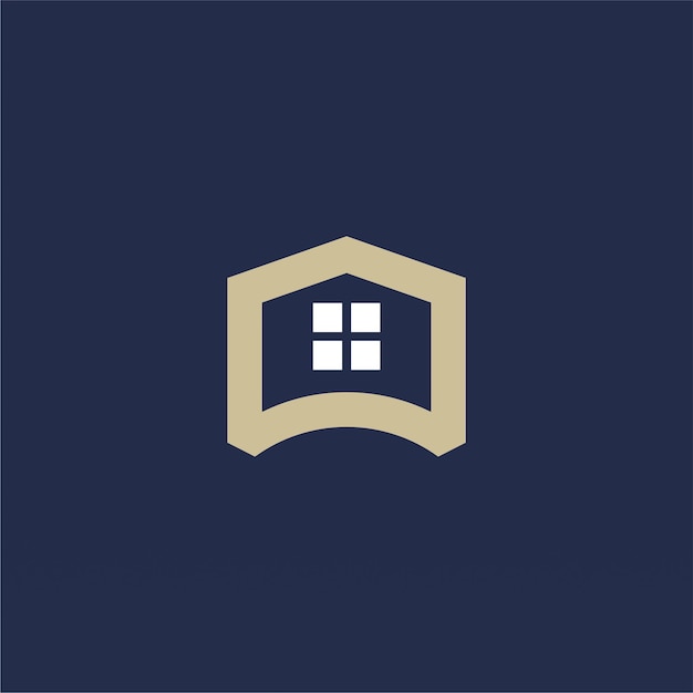 Plantilla de diseño de logotipo de la casa Estándar de logotipo de bienes raíces Estándar de diseño de logotipo de la casa Concepto de diseño de logotipo