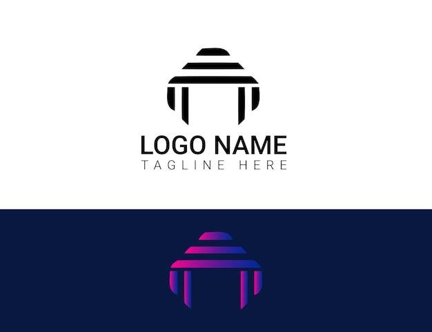 Plantilla de diseño de logotipo de casa logotipo de bienes raíces con un edificio vector premium