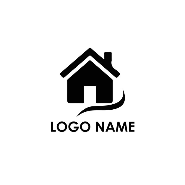 plantilla de diseño de logotipo de la casa