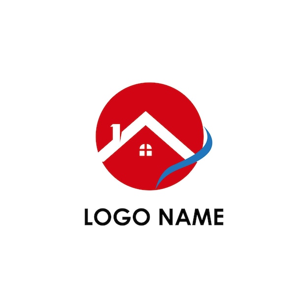 plantilla de diseño de logotipo de la casa