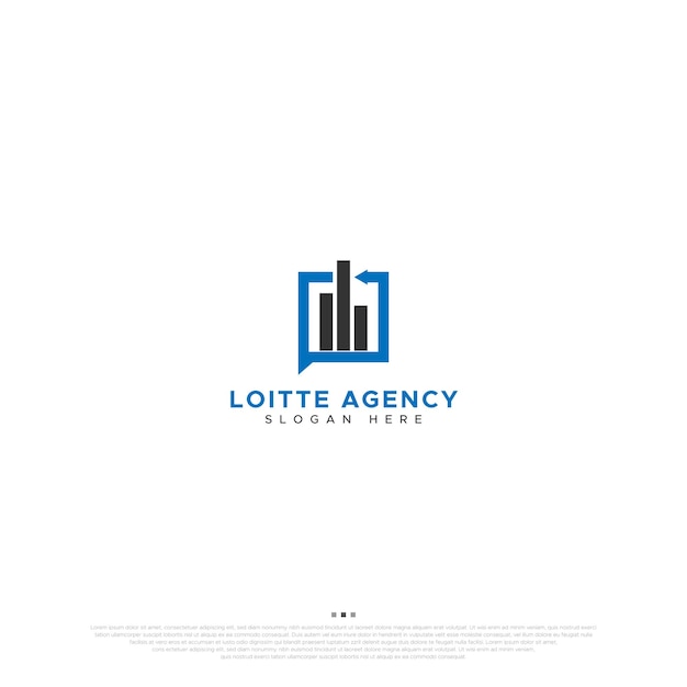 Plantilla de diseño de logotipo del centro de asesoramiento fiscal y financiero profesional