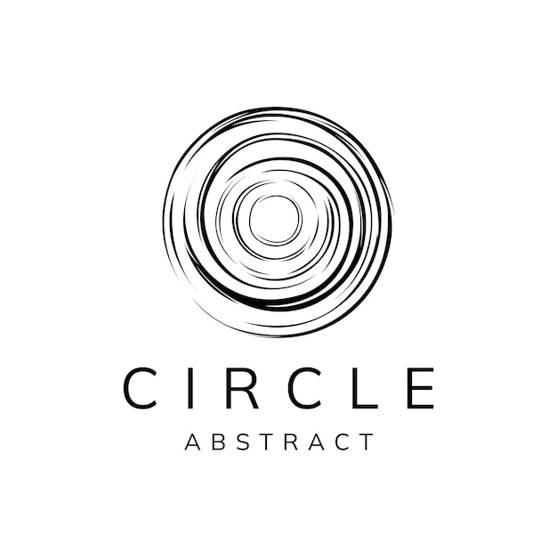 Plantilla de diseño de logotipo de círculo abstracto
