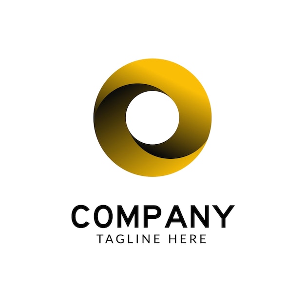 plantilla de diseño del logotipo del círculo gradiente