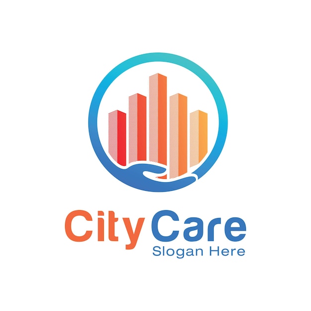 Plantilla de diseño de logotipo City Care