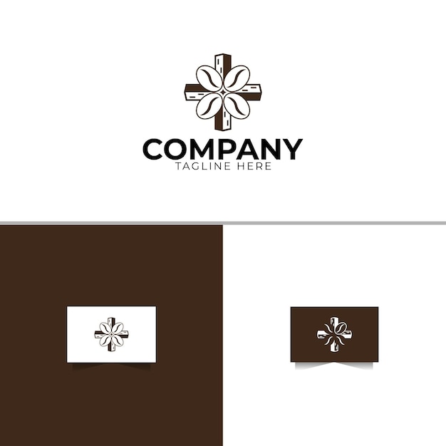 Vector plantilla de diseño de logotipo de ciudad de café