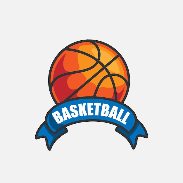 Plantilla de diseño de logotipo de club de baloncesto