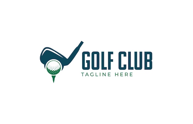 Vector plantilla de diseño del logotipo del club de golf