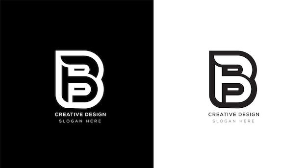 Plantilla de diseño de logotipo colorido degradado B