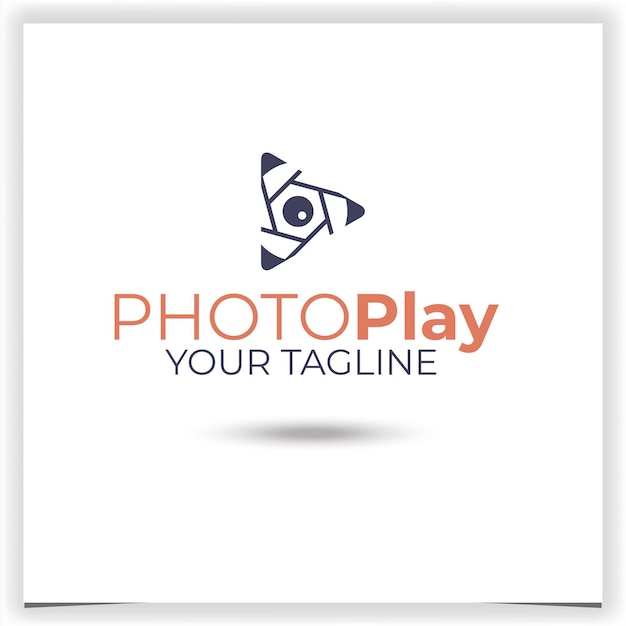 plantilla de diseño de logotipo de la compañía de fotos vectoriales