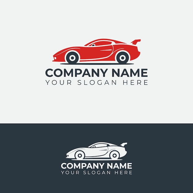 Plantilla de diseño de logotipo de concepto de garaje de automóviles