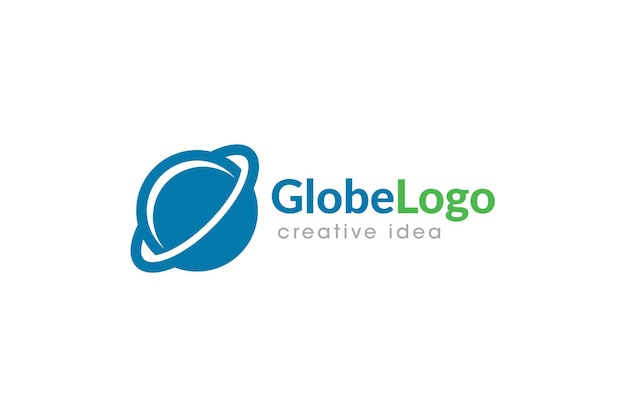 Plantilla de diseño de logotipo de concepto de globo creativo