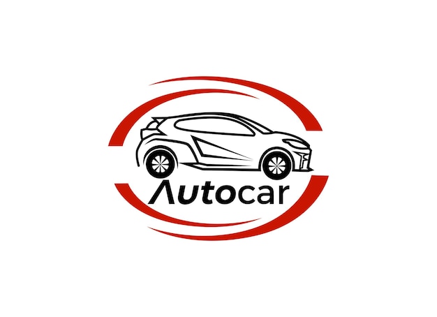 Plantilla de diseño de logotipo de concesionario y automóviles automotrices