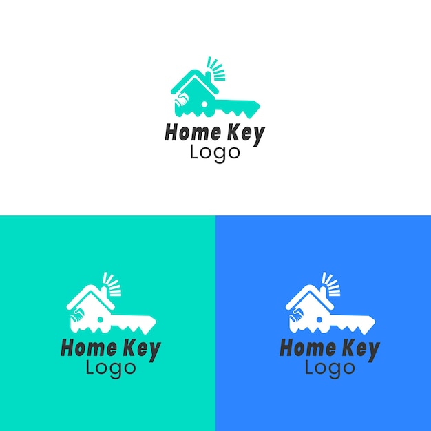 Plantilla de diseño de logotipo de construcción de llave de inicio Premium Eps