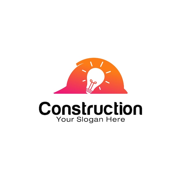 Plantilla de diseño de logotipo de construcción