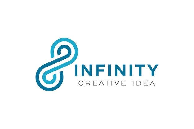 Plantilla de diseño de logotipo de Creative Infinity Concept