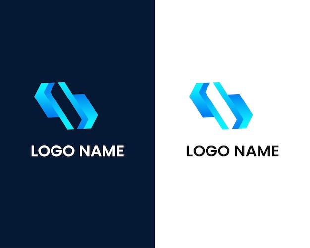 Plantilla de diseño de logotipo creativo de letra s