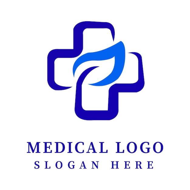 Vector plantilla de diseño de logotipo creativo médico