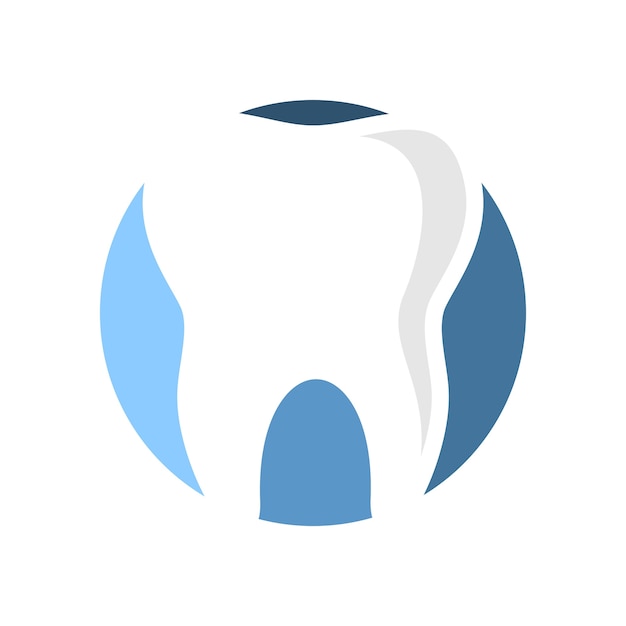 Plantilla de diseño de logotipo de cuidado dental y odontología