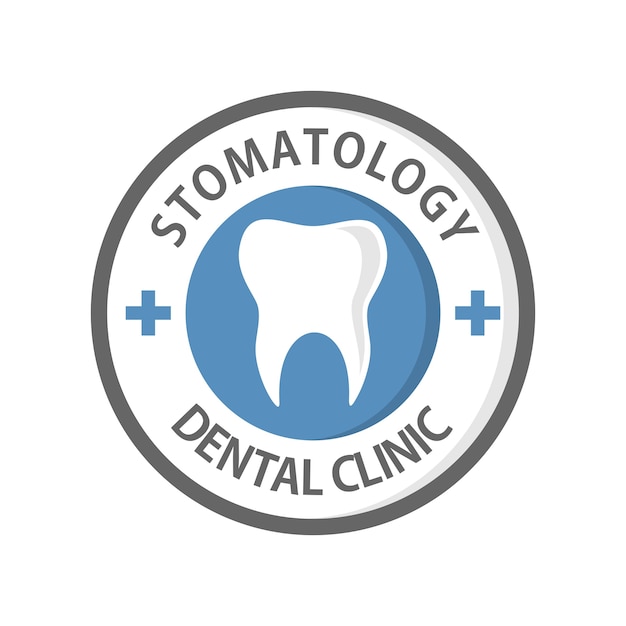 Plantilla de diseño de logotipo de cuidado dental y odontología