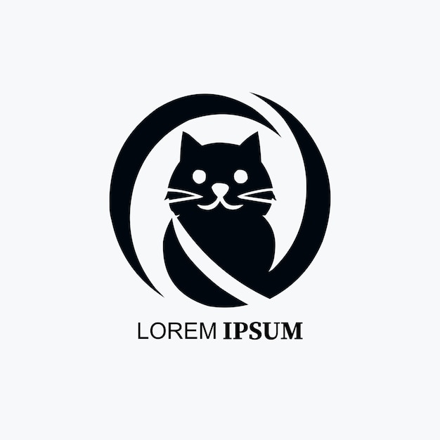 plantilla de diseño de logotipo de cuidado de mascotas ilustración de icono de vector de coche de mascotas