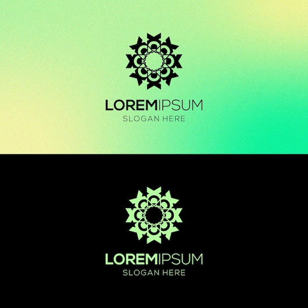 plantilla de diseño de logotipo decorativo islámico árabe