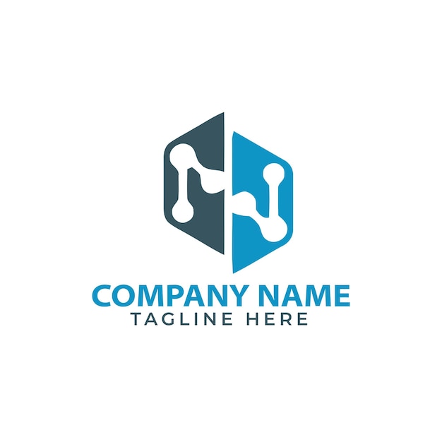 plantilla de diseño de logotipo digital de video