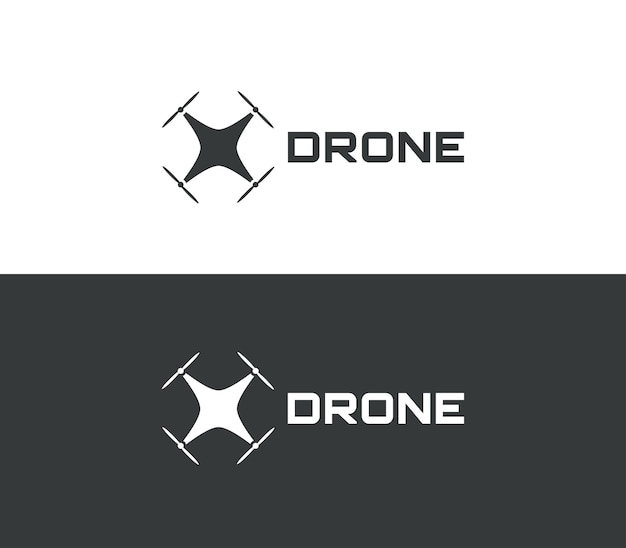 Plantilla de diseño de logotipo de Drone