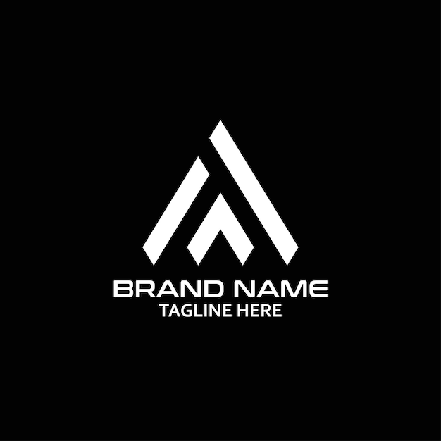 Plantilla de diseño de logotipo e icono de letra A Vector de diseño de logotipo