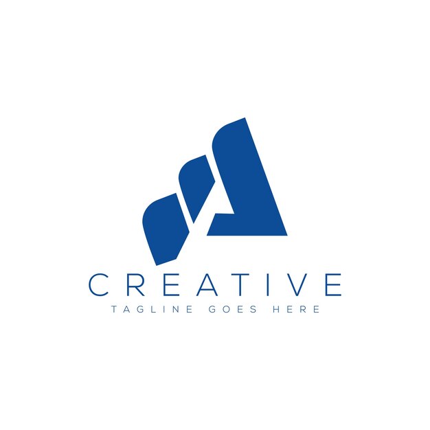 Plantilla de diseño de logotipo EA minimalista moderno Elemento de marca gráfico vectorial